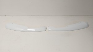 MONDEO MK5 V SPOJLER ZDERZAKA ŁEZKI NAKŁADKI L/P BIAŁY AKRYL