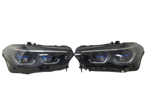 BMW X5 G05 LAMPA PRAWA PRZEDNIA PRZÓD REFLEKTOR LASER SHADOW LINE BLACK 5A279B2 5A279B2-01 LL 