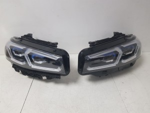 BMW 3 G20 G21 LIFT LCI LAMPA LEWA PRAWA KOMPLET LAMP FULL LED NIEBIESKIE PRZEDNIA PRZÓD REFLEKTOR 5A1A354 5A1A353