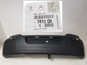 FABRYCZNIE NOWY ORYGINALNY ZDERZAK TYLNY TYŁ PEUGEOT 307 HB 01-07 7410Q6