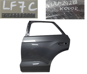 ŁADNE DRZWI VW T-ROC TROC 2GA 17-25 LEWE TYLNE W KOLOR LF7C LEWA TYŁ LESZNO