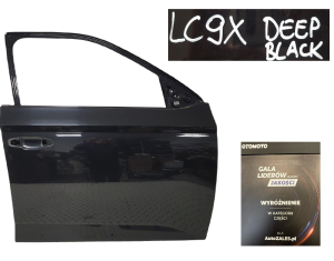 DRZWI PRAWE PRZEDNIE SKODA FABIA III 3 14-21 LC9X DEEP BLACK 6V0831312 6V