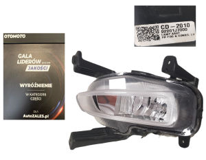 ORYGINALNY HALOGEN LEWY PRZEDNI LEWA PRZÓD KIA CEED III 3 18-21r 92201J7000 92201-J7000 