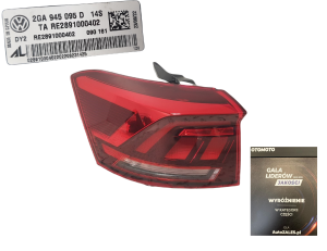 ORYGINALNA LAMPA TYLNA LEWA VW T-ROC TROC LIFT 2GA 21-25 2GA945095D