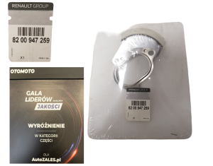 FABRYCZNIE NOWA ORYGINALNA USZCZELKA OSŁONA TERMICZNA TURBINY RENAULT DACIA NISSAN 8200947259 