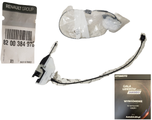 FABRYCZNIE NOWY LEWY ORYGINALNY PRZEDNI ZAMEK DRZWI RENAULT TWINGO II 2 07-14 8200384978 LEWA PRZÓD 