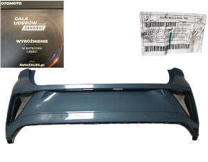 ŁADNY ZDERZAK TYLNY TYŁ VW T-ROC TROC R-LINE LIFT 22-25 LR5Q 2GA807421P 2GA807301FA