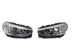 BMW G01 X3 G02 X4 17- LAMPA PRZÓD PRAWA LEWA LAMPY KOMPLET LED EUROPA IDEALNE 8739648 8739647