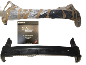 FABRYCZNIE NOWY ORYGINALNY ZDERZAK TYLNY TYŁ DACIA DOKKER BEZ PDC 12-20 850226654R 