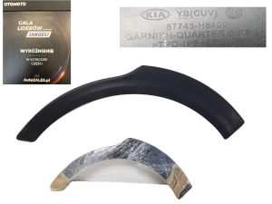 ORYGINALNA LISTWA BŁOTNIKA LEWY TYŁ KIA STONIC LEWA TYLNA 18-25 87743-H8400