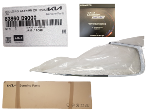 FABRYCZNIE NOWA LISTWA CHROM DRZWI KIA SPORTAGE 4 IV 15-18 TYŁ PRAWE TYLNA PRWA 83860D9000 83860-D9000