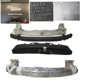 KOMPLET ABSORBER BELKA OSŁONA ZDERZAKA PRZÓD AUDI A3 8V 12-16 8V3807550 8V0807109B