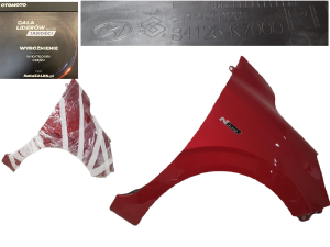 ŁADNY PRAWY PRZEDNI BŁOTNIK + WYGŁUSZENIE HYUNDAI I10 III 3 20-25 PRAWA PRZÓD 