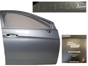 ŁADNE DRZWI PRAWE PRZEDNIE OPEL ASTRA 5 V K 15-23 PRAWA PRZÓD 13413428