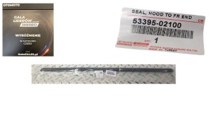 NOWA ORYGINALNA USZCZELKA ATRAPY GRILA ZDERZAKA PRZEDNIEGO PRZÓD TOYOTA COROLLA  E16 E18 13-19 53395-02100