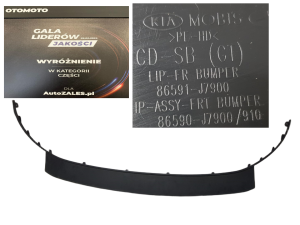 SPOILER DOKŁADKA ZDERZAKA PRZEDNIEGO PRZÓD KIA CEED III 3 GT GT-LINE 86591-J7900