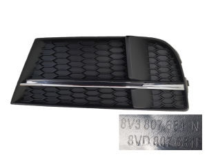FABRYCZNIE NOWA ORYGINALNA KRATKA ZDERZAKA AUDI A3 S-LINE 8V LIFT 16-20 8v3807681F