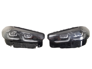 BMW X3 G01 LIFT X4 G02 LCI  LAMPA LAMPY PRAWA LEWA PRZÓD BMW FULL LED SHADOW LINE CZARNA EUROPA 5A29206 5A29206-07 LL 5A29205 5A29205-07 LL 