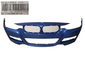 NIEUSZKODZONY ZDERZAK PRZEDNI PRZÓD BMW 3 LIFT 15-20 F30 F31 M-PAKIET LCI MPAKIET 8067873 4 PDC SPRYSKI 