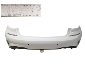 ŁADNY NIEUSZKODZONY ZDERZAK SPOILER TYLNY BMW 3 G20 SEDAN 17-22 M-PAKIET TYŁ 4XPDC ALPINWEISS