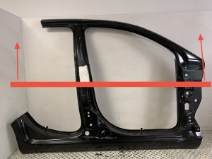 NOWY ORYGINALNY SŁUPEK GÓRNY DACHU PRAWY FIAT PANDA III 3 12-24 71771209 6000627442