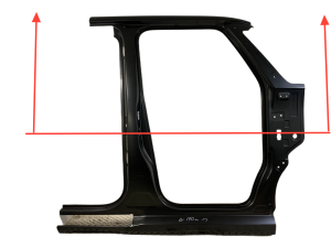 NOWY ORYGINALNY SŁUPEK DACHU SZYBY PRAWY PRZEDNI PRAWA PRZÓD VW ID.BUZZ 1T5 ID BUZZ 22-26  1T5809836 