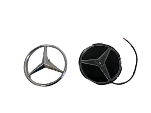ORYGINALANY ZNACZEK EMBLEMAT Z PODSWIETLENIEM MERCEDES A0008171016 
