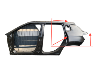 NOWY BŁOTNIK SŁUPEK LEWY TYLNY JEEP COMPASS II 2 17-26 53479869 