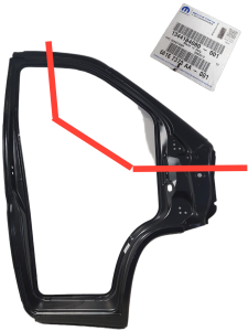 NOWY ORYGINALNY PRAWY PRZEDNI SŁUPEK GÓRNY DACHU PODSZYBIE PEUGEOT BOXER CITROEN JUMPER FIAT DUCATO III 14-25 134418408