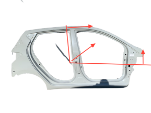 NOWY ORYGINALNY LEWY PRZEDNI SŁUPEK DACHU HYUNDAI I10 II 2 13-20 71122-B9000 LEWA PRZÓD