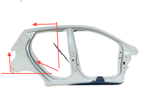 NOWY ORYGINALNY LEWY TYLNY SŁUPEK DACHU BŁOTNIK HYUNDAI I10 II 2 13-20 71122-B9000 LEWA TYŁ