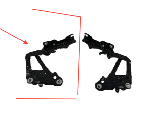 ORYGINALNY LEWY ZAWIAS ZAWIASY MASKI BMW X3 G01 7397499