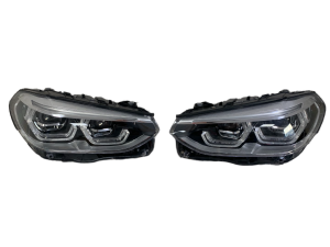 BMW G01 X3 G02 X4 17- LAMPA LEWA + PRAWA KOMPLET BMW ADAPTIVE LED EUROPA 8739653 8739654 IDEALNE
