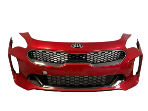 ŁADNY ZDERZAK PRZEDNI PRZÓD KIA STINGER GT 4xPDC GRILL KRATKI WIĄZKA POD KAMERE 17-22 86511J5600